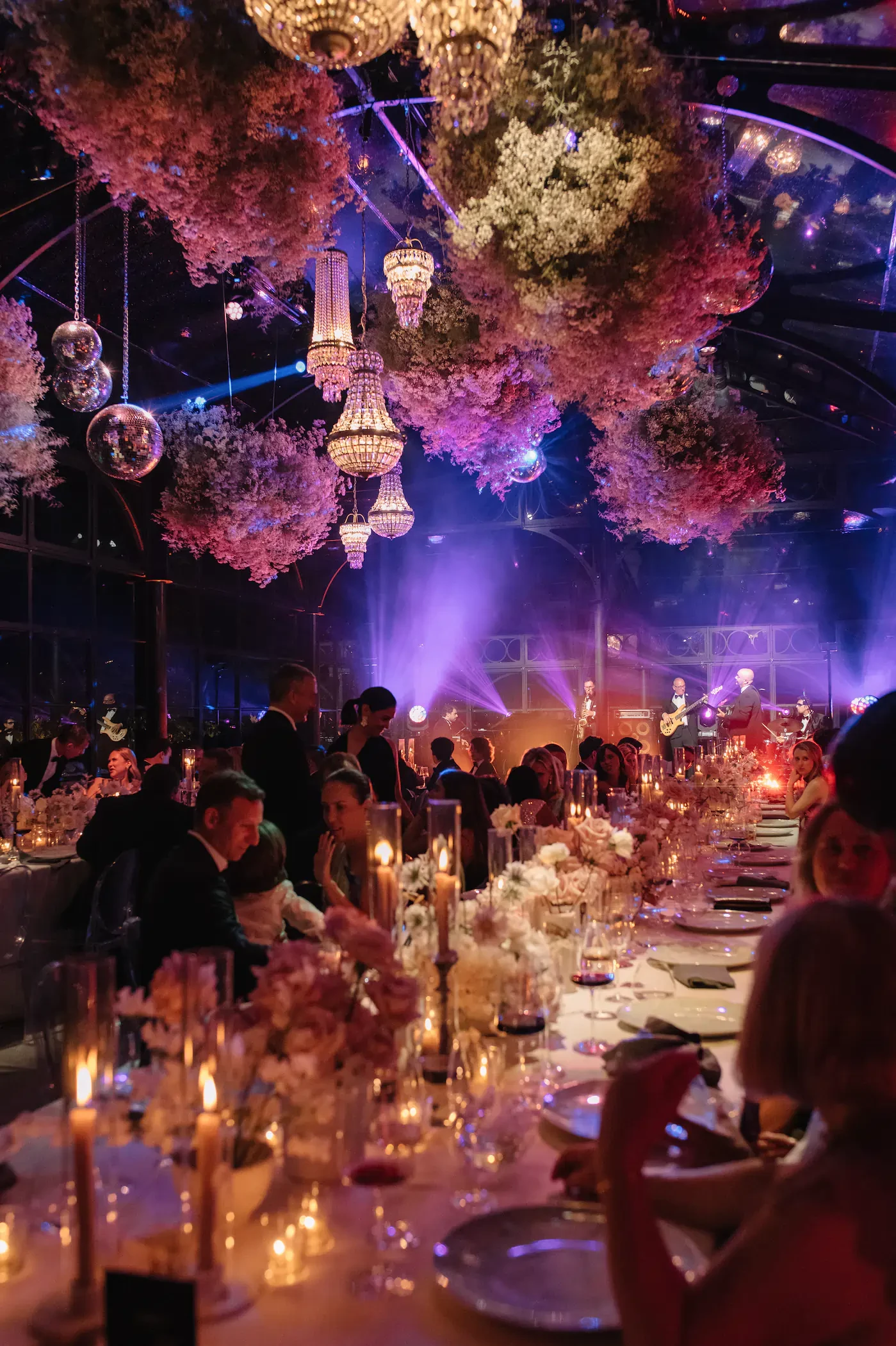wedding dinner celebration in Villa Balbiano on Como Lake