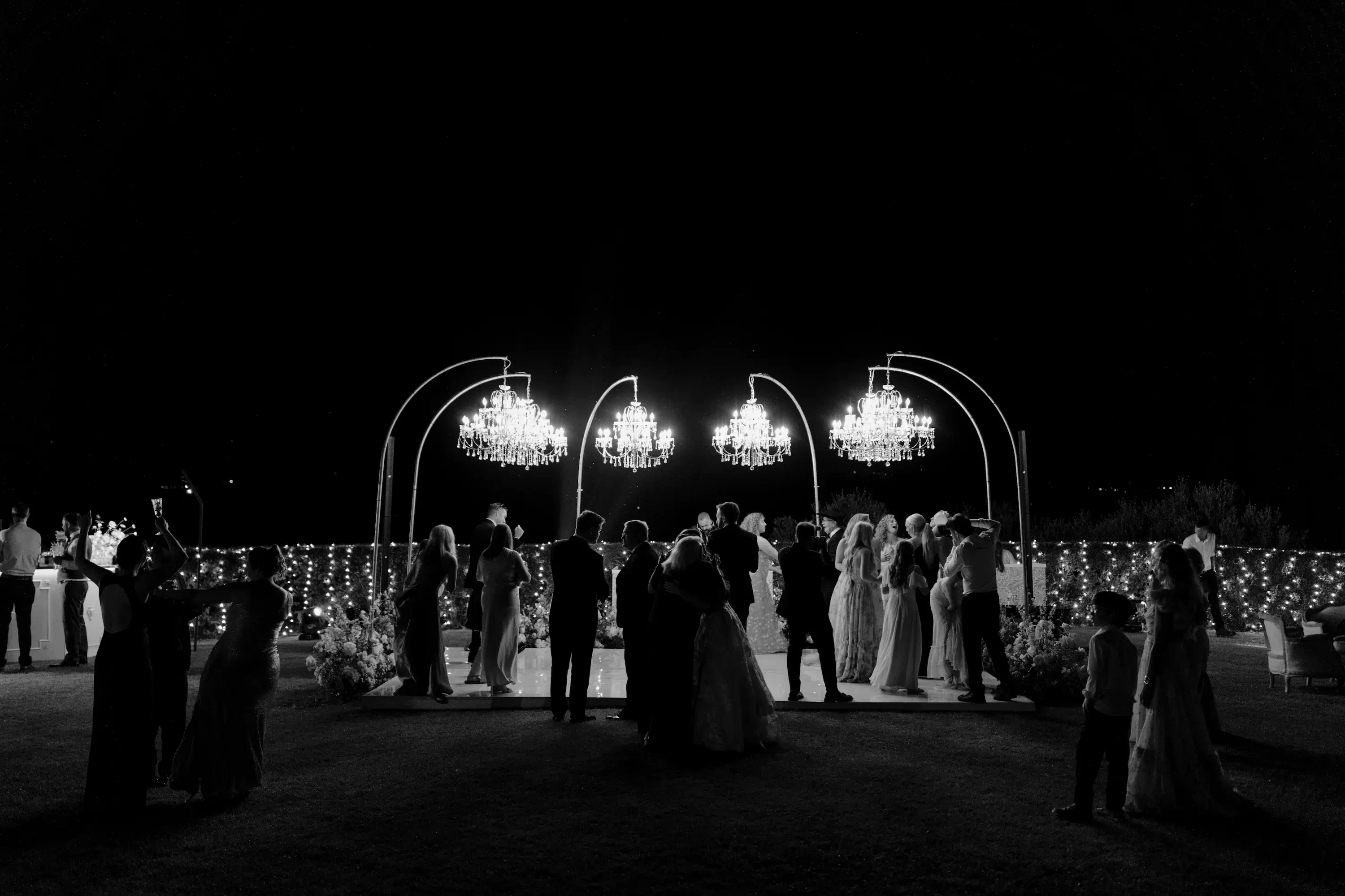 Castello Di Vicarello Tuscany Wedding Night Party Dance Floor