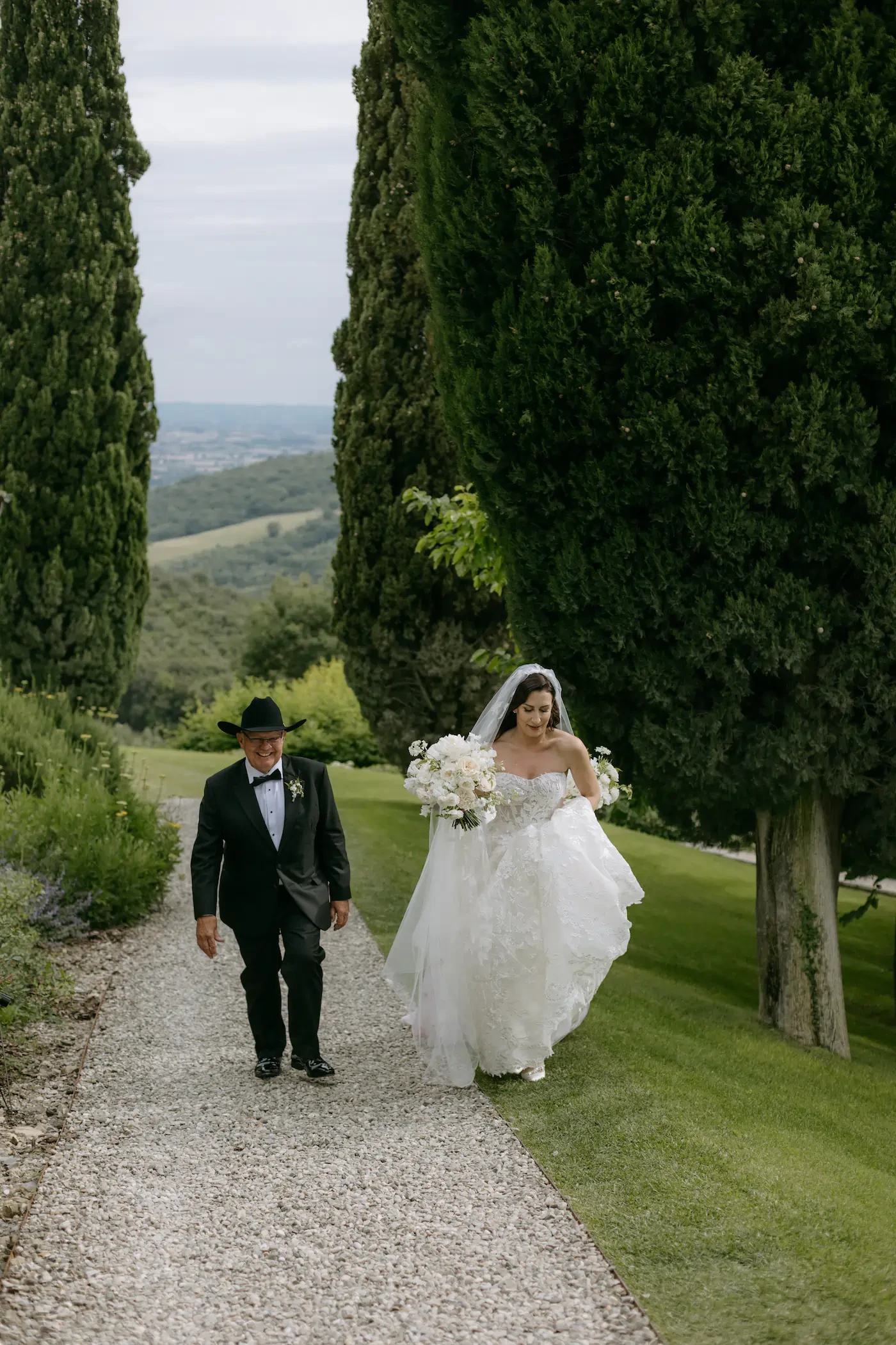 Castello Di Vicarello Tuscany Wedding Ceremony Entrance
