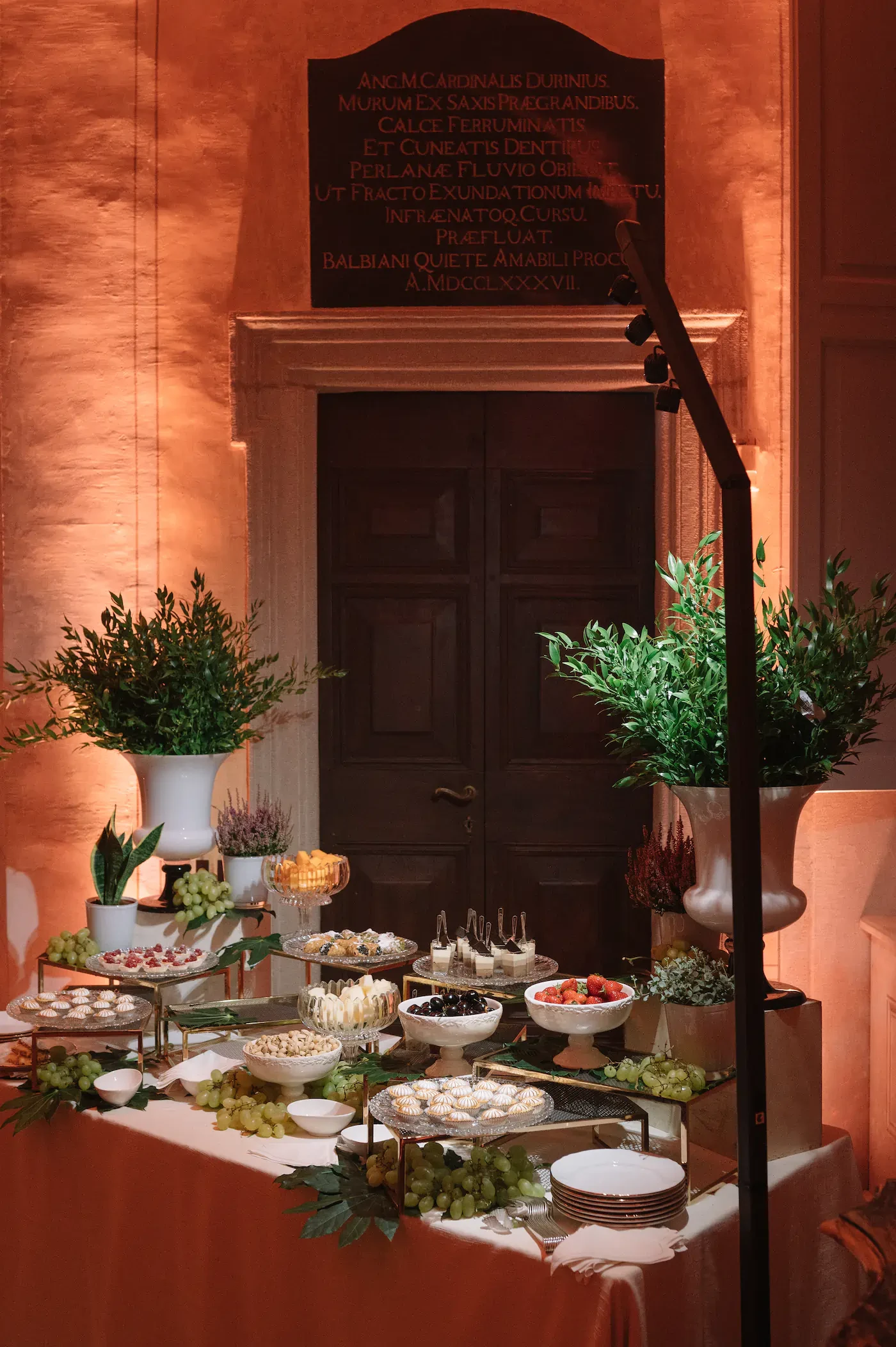Wedding banquet buffet