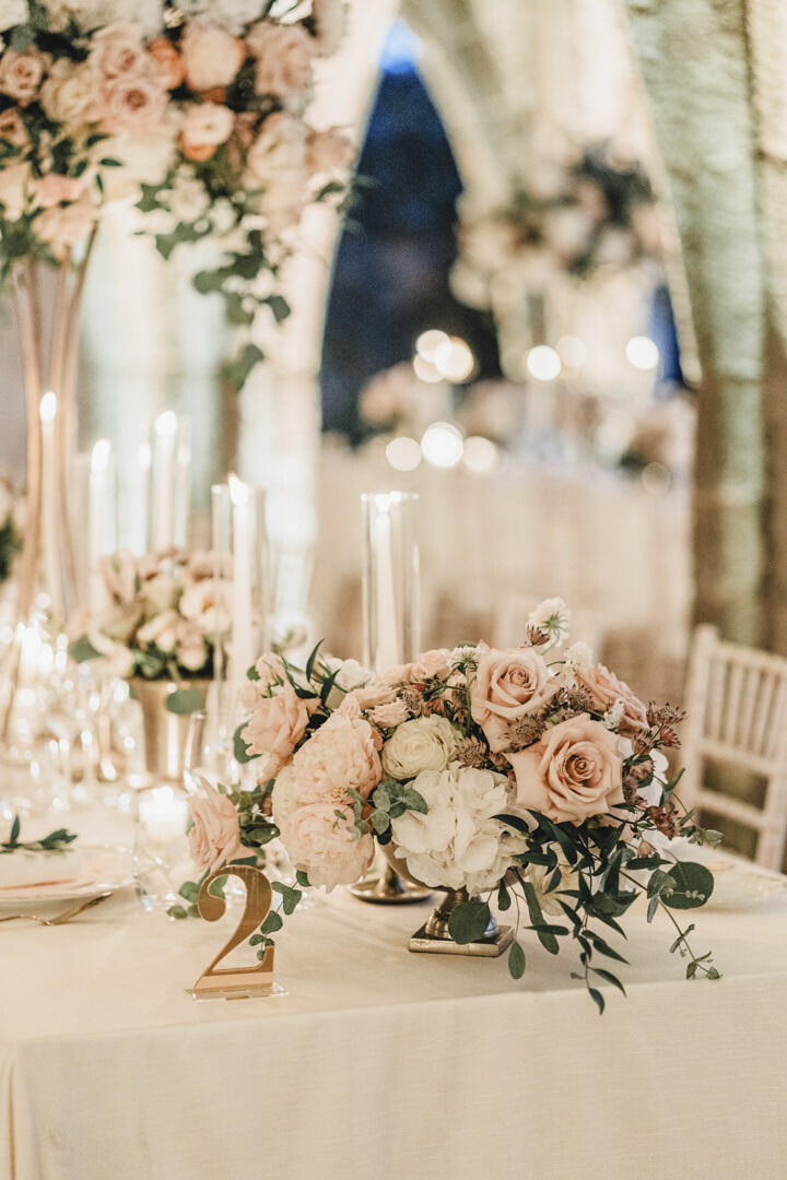 Detail of the table setting