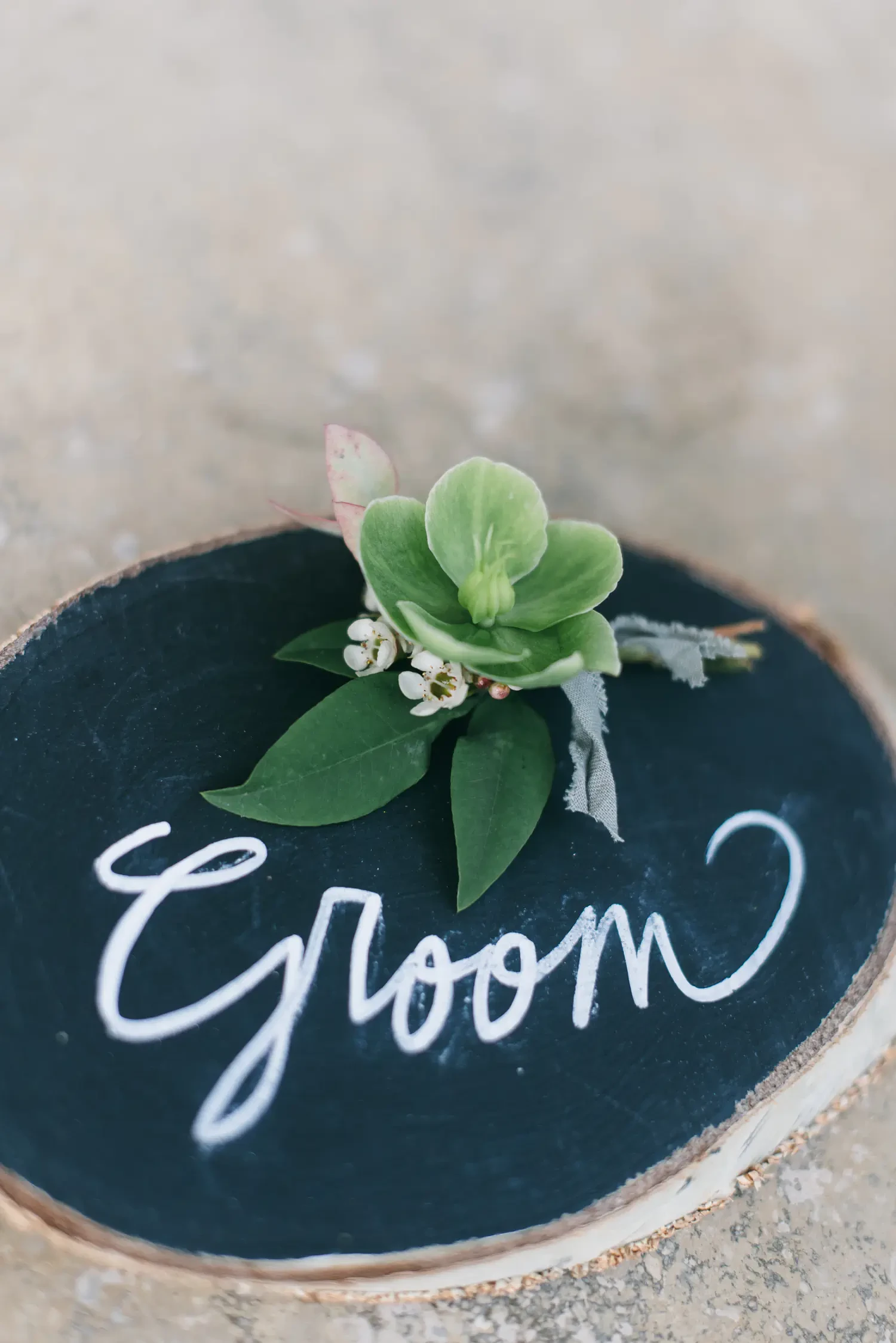 Boutonniere for the groom