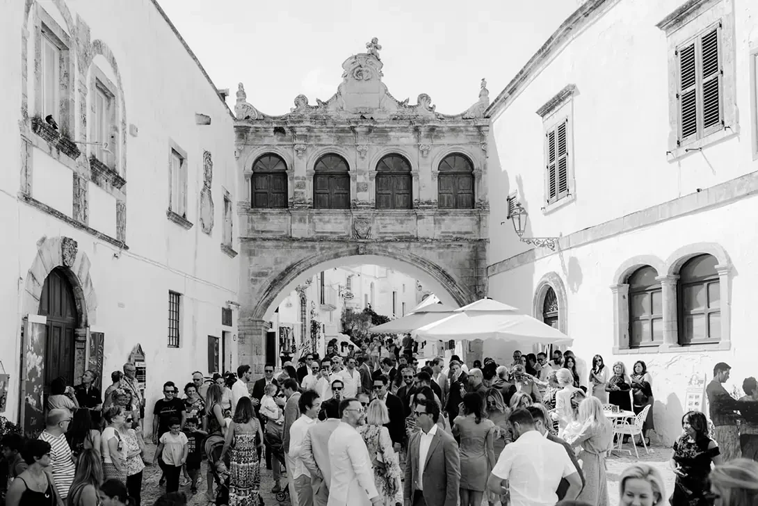 Old town of Ostuni in Puglia