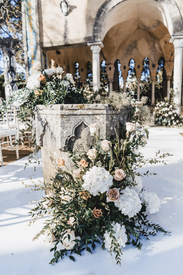 Detail of the flower decoration