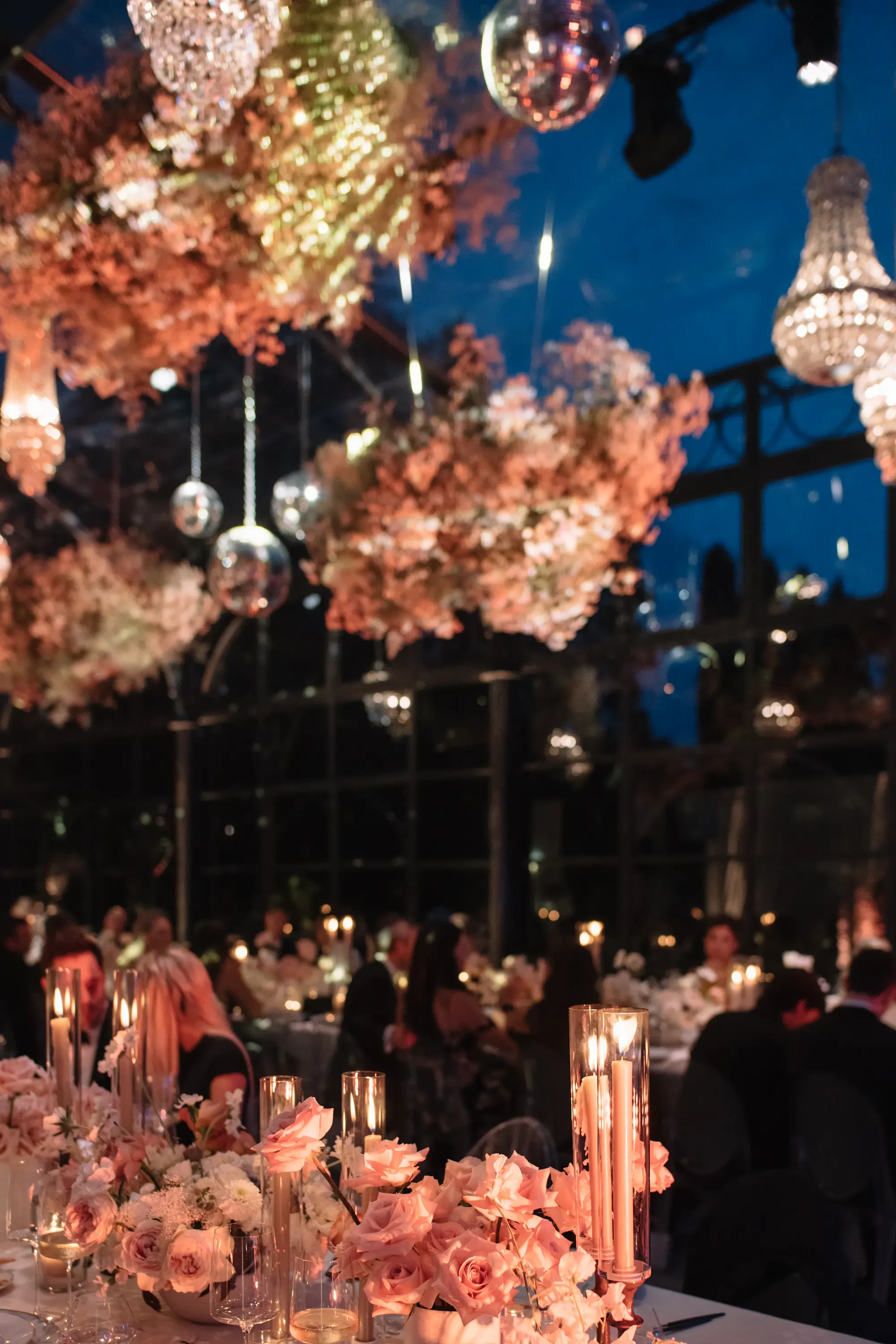 wedding dinner celebration on Como Lake