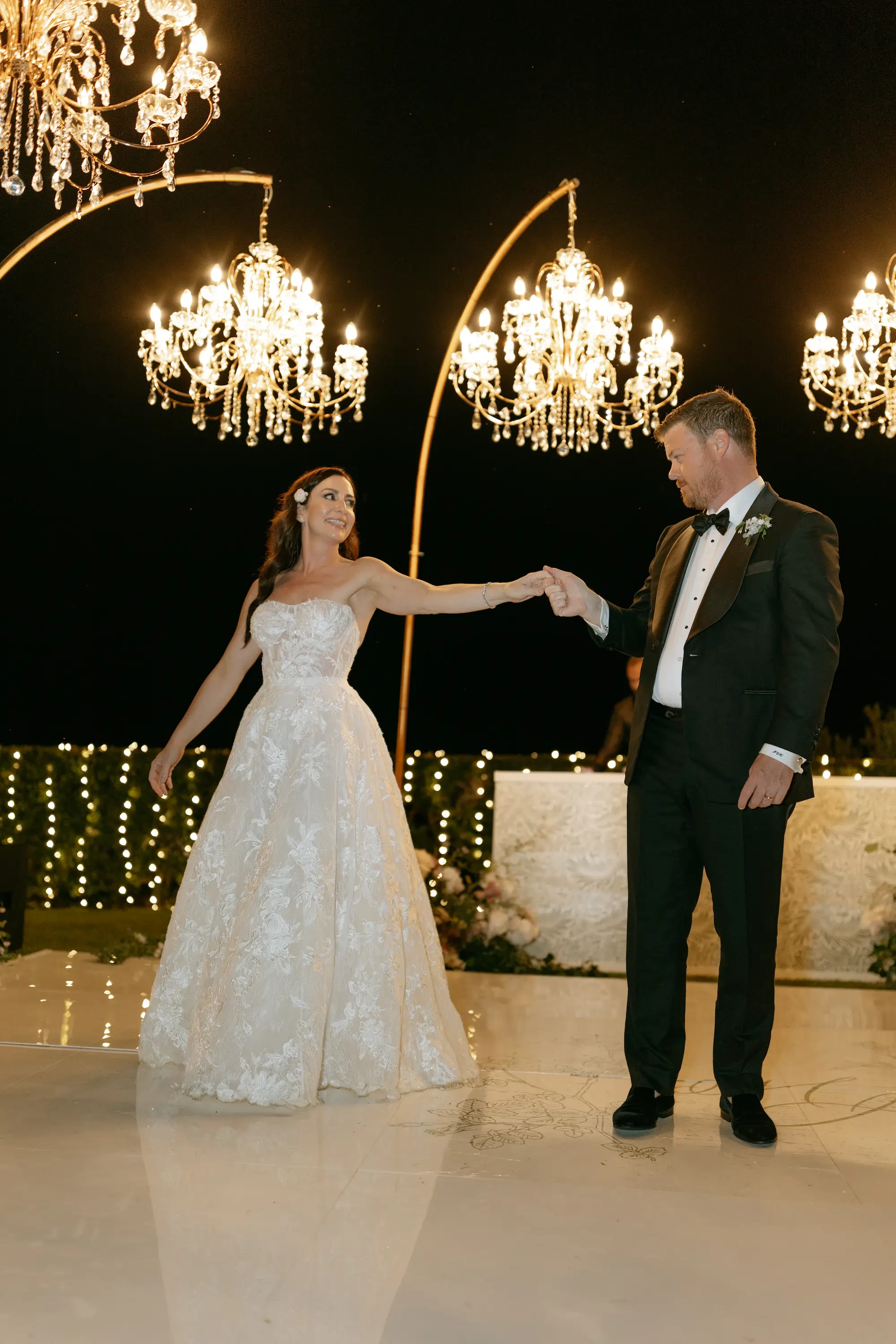 Castello Di Vicarello Tuscany Wedding Outdoor First Dance
