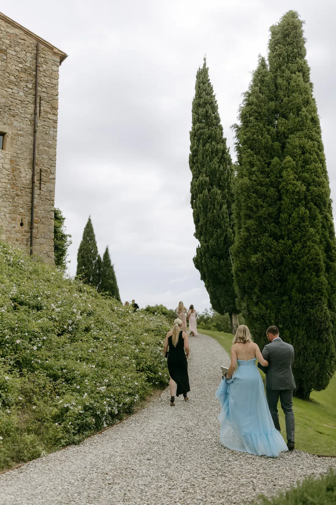 Castello Di Vicarello Tuscany Wedding Guests Arrival
