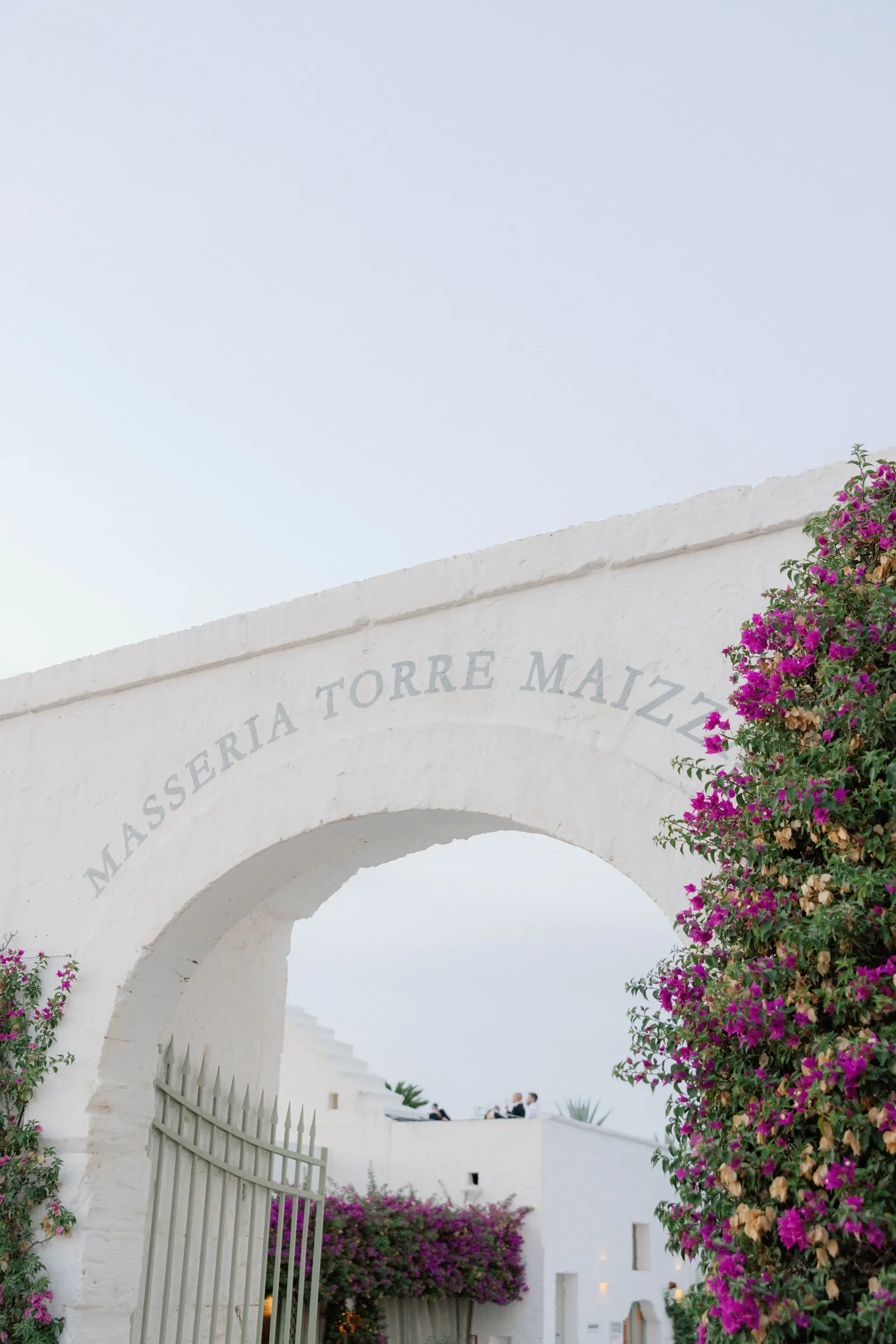 Masseria Torre Maizza Wedding Entrance Arch Puglia