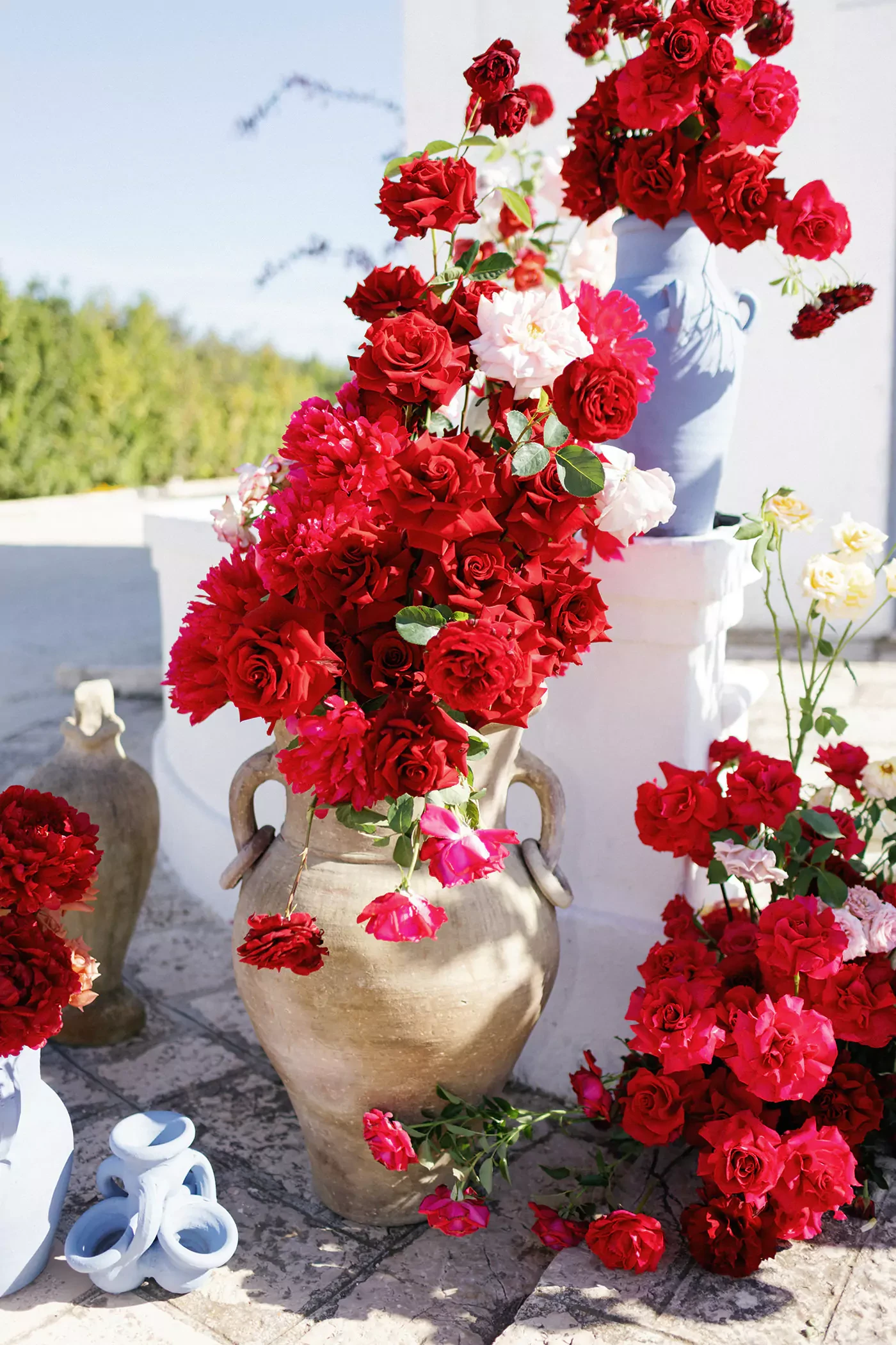 Florer decorations for apulian wedding