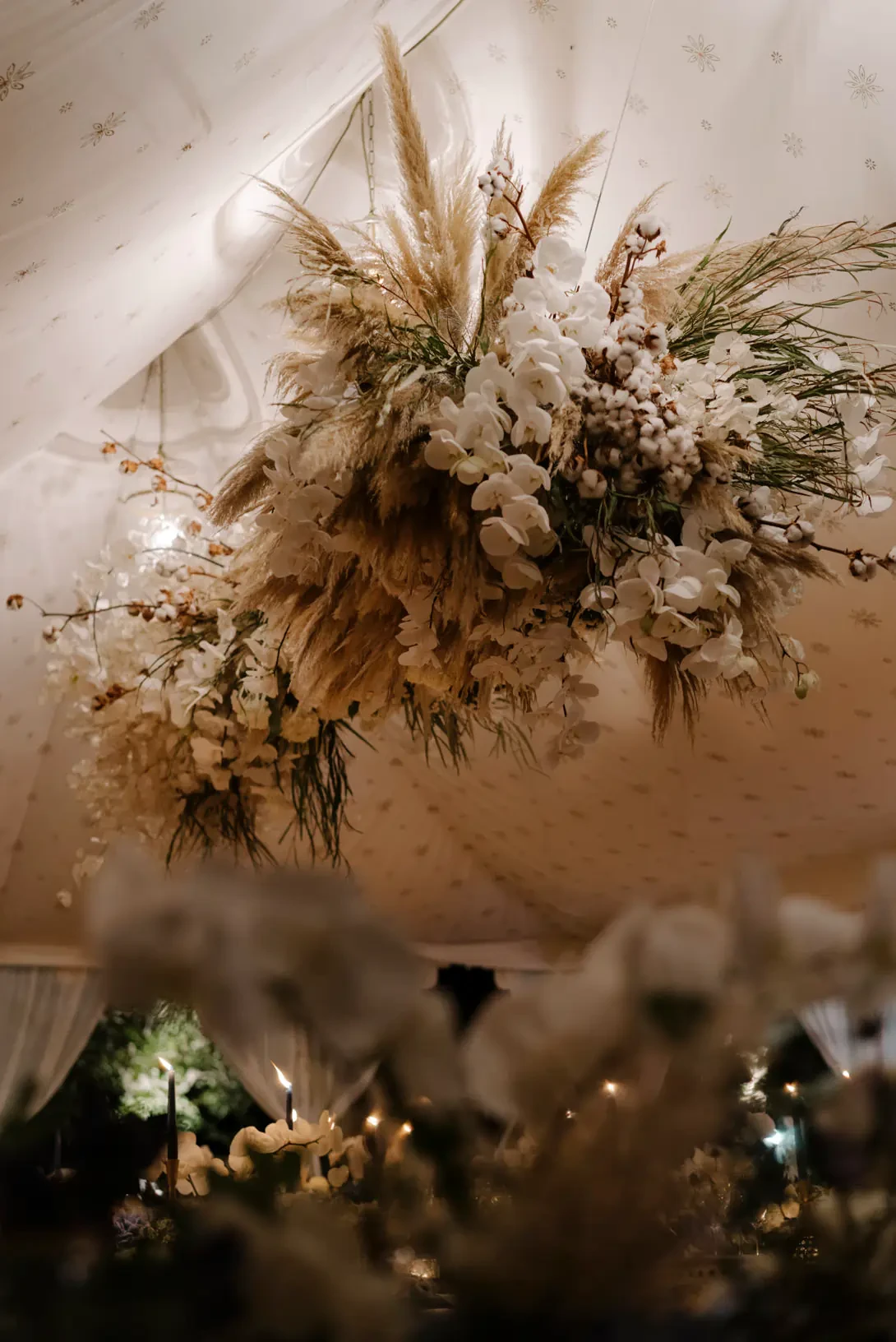Detail of the flower decorations