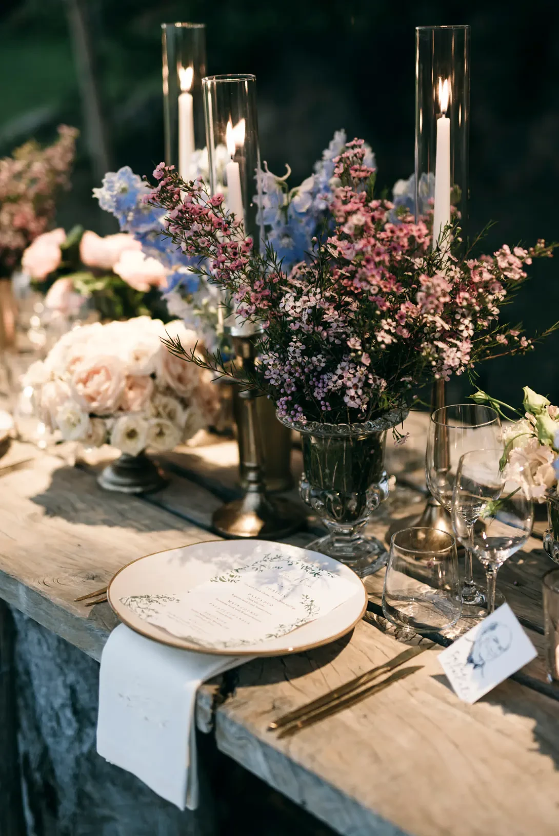 Detail of the table setting