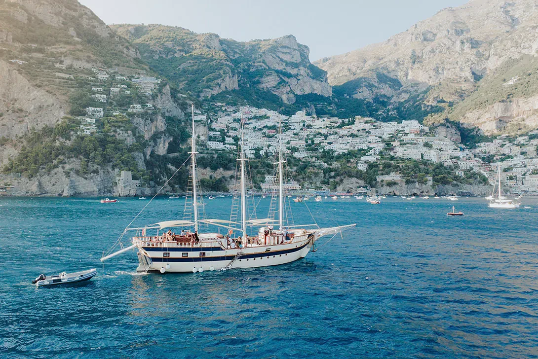 Boat tour in the Mediterranean