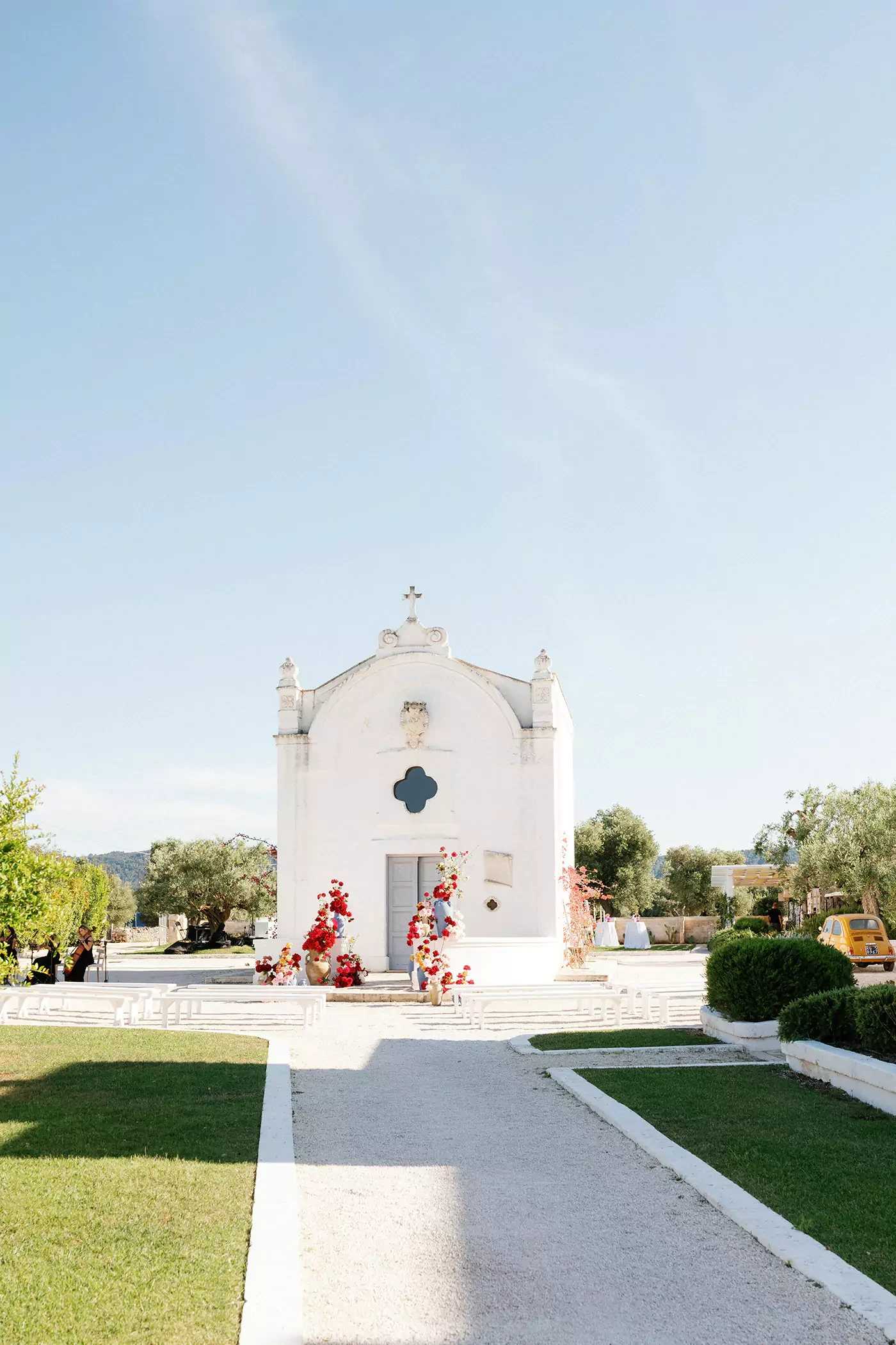 Apulian church before the wedding