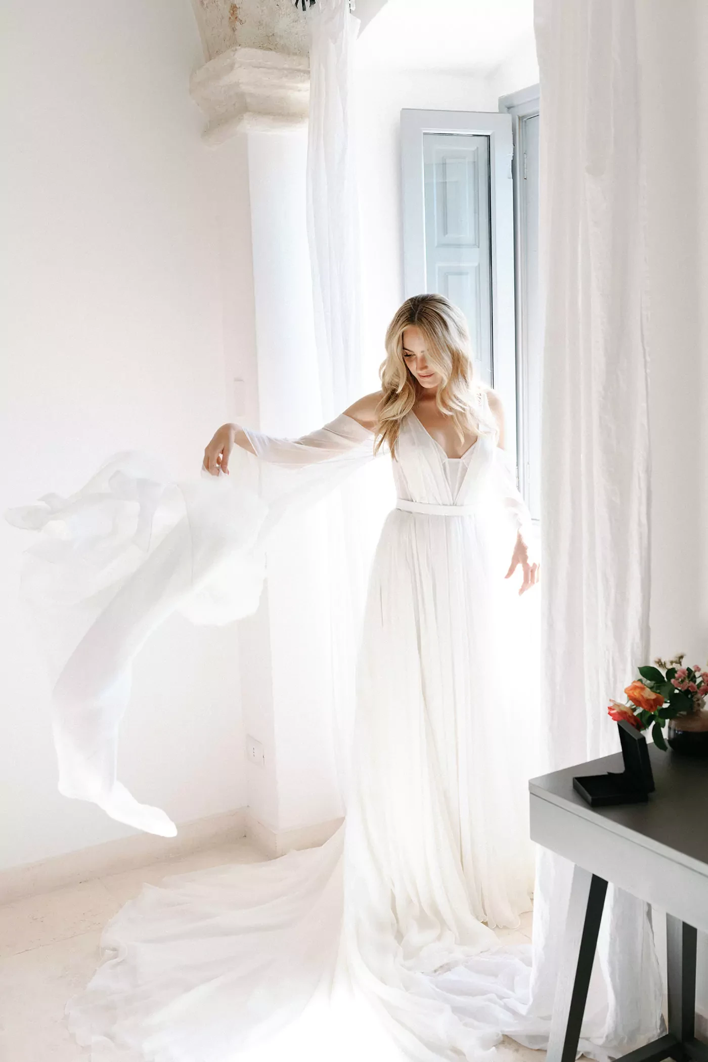 Bride portrait before the wedding