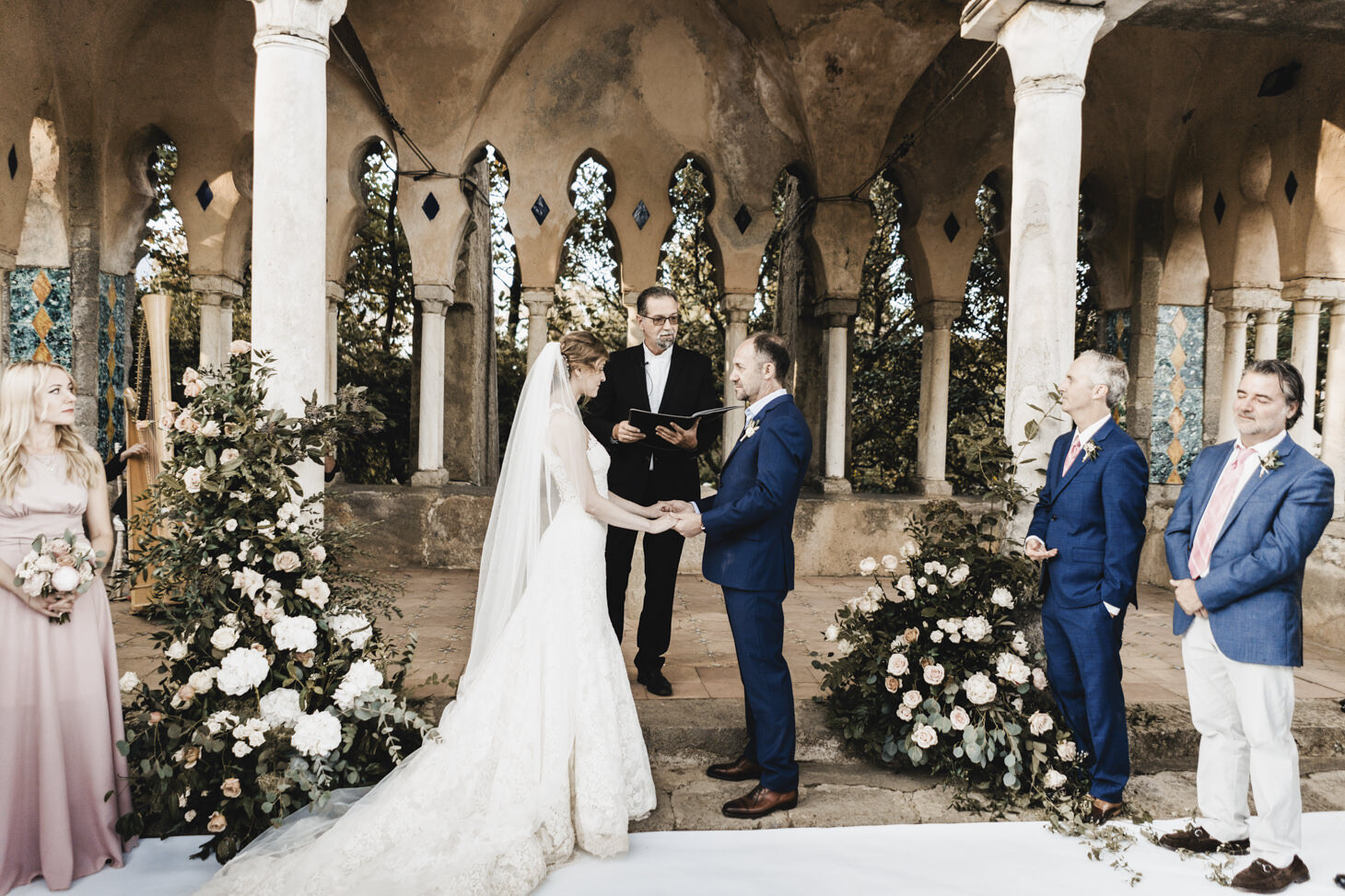 Symbolic ceremony at Villa Cimbrone