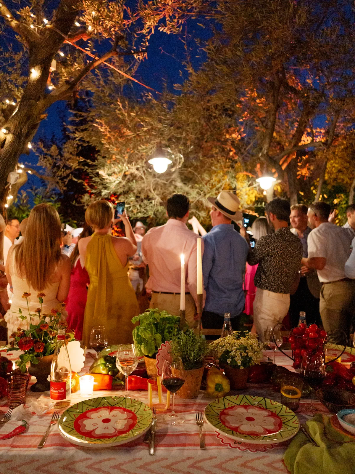 welcome dinner celebrations in ravello at da lorenzo
