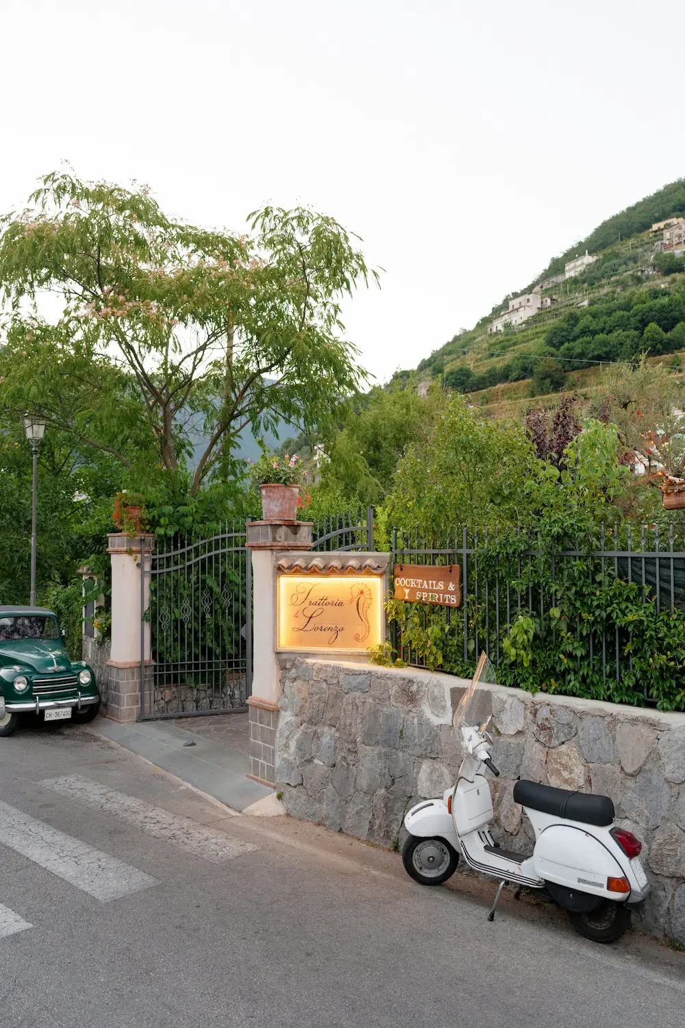 spaghetti night at da lorenzo in ravello