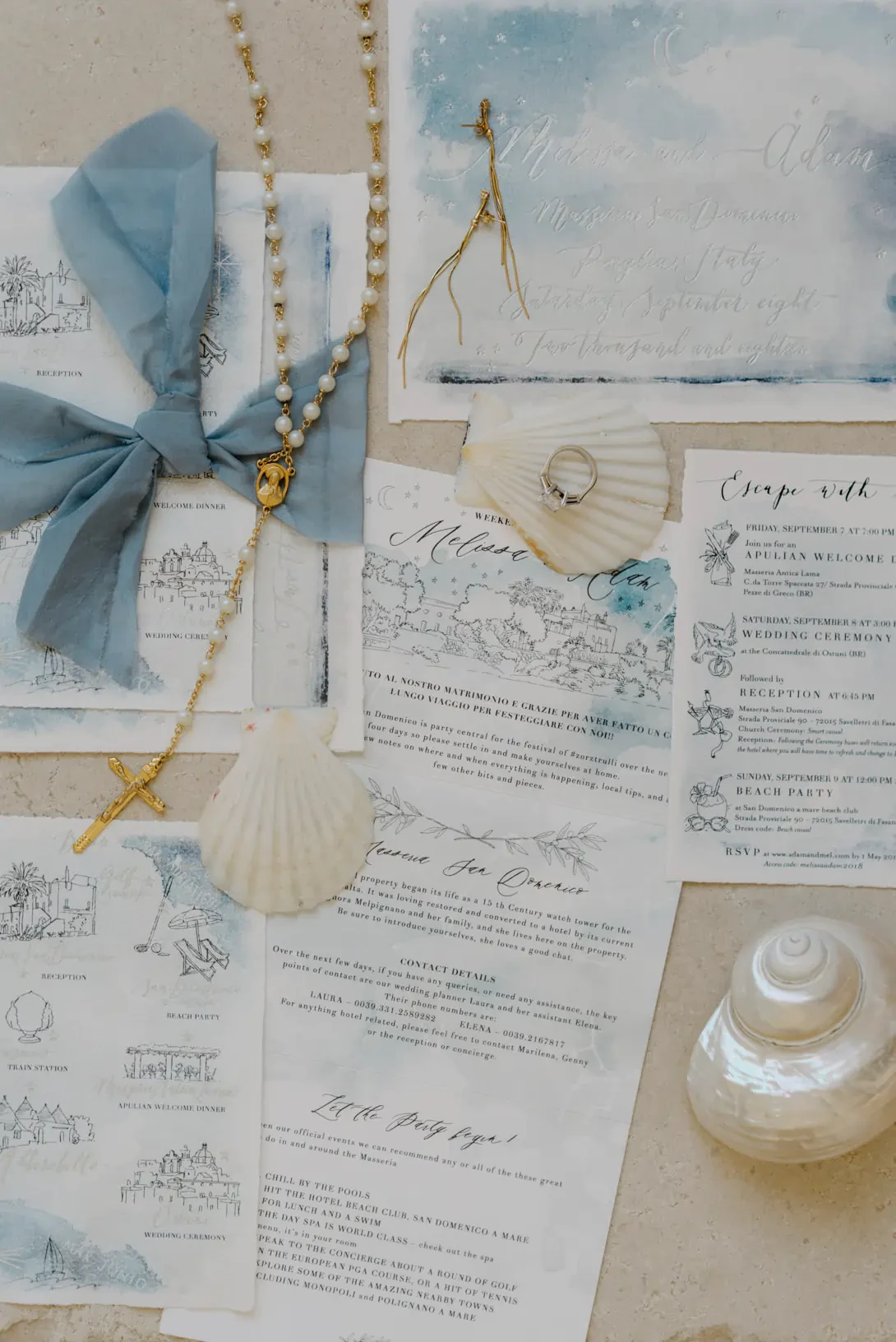 Wedding stationery and invites